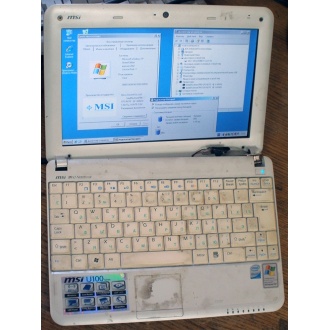 Нетбук MSI Wind U100 (Intel Atom N270 1.66Ghz /1024Mb DDR2 /120Gb /10" 1024x600) - Бронницы