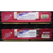 Память 512Mb (2x256Mb) DDR-1 533MHz Patriot PEP2563200+XBL (Бронницы)