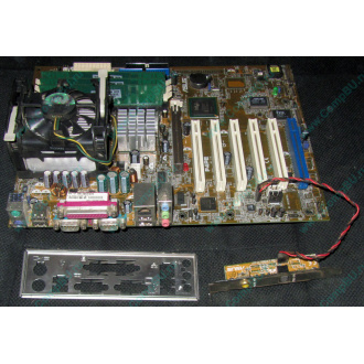 Материнская плата Asus P4PE (FireWire) с процессором Intel Pentium-4 2.4GHz s.478 и памятью 768Mb DDR1 Б/У (Бронницы)