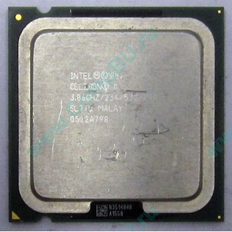 Процессор Intel Celeron D 345J (3.06GHz /256kb /533MHz) SL7TQ s.775 (Бронницы)